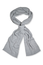 Brooks Brothers Men&#39;s Merino Wool Cable Knit Scarf 80&quot; x 10&quot; Grey Gray , 8321-10 - £55.65 GBP