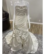 Size 12 Casablanca Wedding Dress Strapless $1325 - $4,596.78 MXN