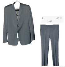 Versace Collection Men’s Brown Stripes Wool Suit Blazer Pants Sz US 46 E... - $443.78