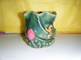 Green Frog Vase - £4.72 GBP