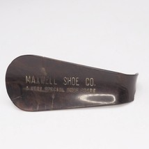 Maxwell Shoe Co. Plastic Pocket Shoe Horn Advertising - £22.58 GBP