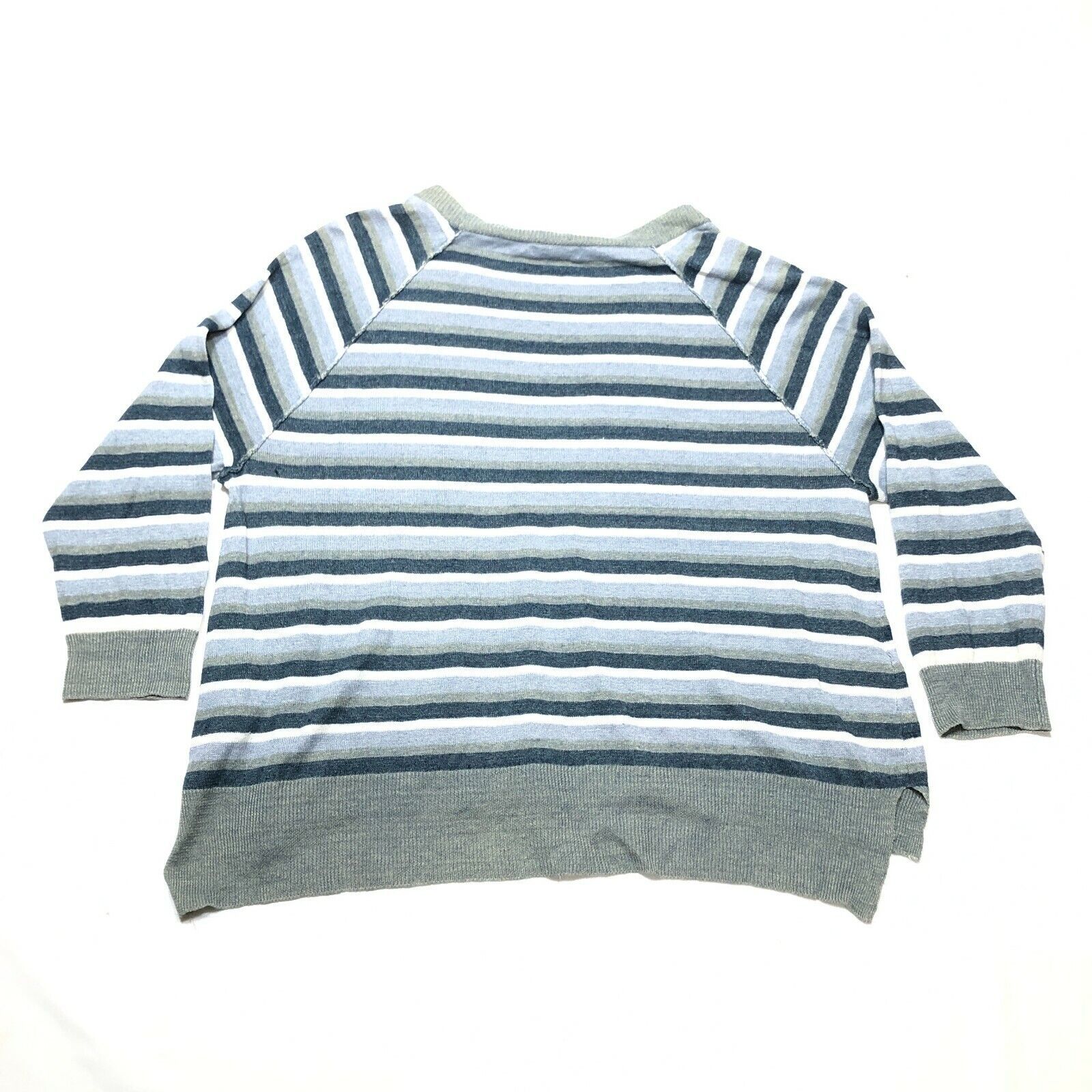 Joie Linen Sweater Womens L Blue Striped and 50 similar items