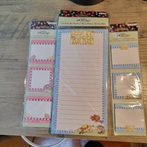 Mary Englebreit Magnetic Paper Note Pad &amp; 2 small Self Stick Notes 3pc LOT NEW - £9.93 GBP