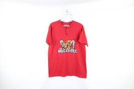 Vintage Majestic Mens Small Faded Minor League Baseball Batavia Muckdogs T-Shirt - £27.18 GBP