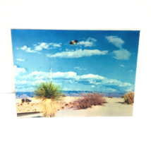 Rare lenticular 3D postcard VTG Petley U.F.O. Flying Object New Mexico - £73.88 GBP