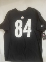 Antonio Brown Pittsburgh Steelers NWT Nike Tee Black Size XXL NFL Shirt - £10.22 GBP