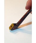 Vintage Men Cigarette Smoking Small Holder Pipe Transparent Plastic Ambe... - $672.56 MXN