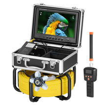 VEVOR Sewer Camera, 512Hz Locator, 165 ft, 9 inch Drain Camera with 12 L... - $625.99