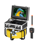 VEVOR Sewer Camera, 512Hz Locator, 165 ft, 9 inch Drain Camera with 12 LED, 32GB - $625.99