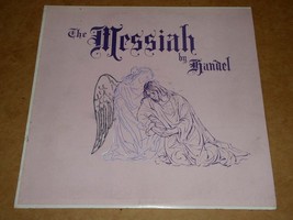 The Messiah By Handel Red Vinyl Phonograph Record Album SDA Santa Ana California - $39.99