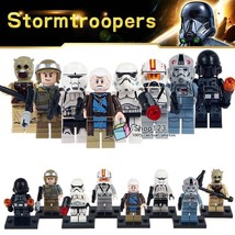 8pcs/set Star Wars Tusken Raider Lor San Tekka Rebel Pilot trooper Minifigures - £13.33 GBP
