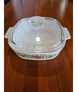 Rare Vintage Corning Ware L’Echalote La Marjolaine Spice of Life 3qt glass lid - $260.68 CAD