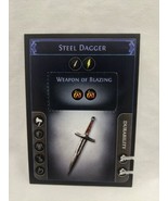 *Punched* Path Of Exile Exilecon Steel Dagger Of Blazing Magic Trading Card - £31.28 GBP