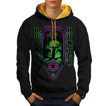 Bounty Hunter Space Sweatshirt Hoody Universe Men Contrast Hoodie - £18.86 GBP