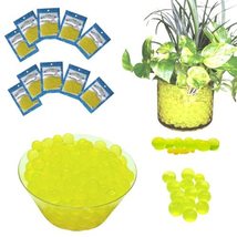 Yellow Water Beads for Vase Fillers and Plants 10x10g Bag Yellow Wedding... - $9.89