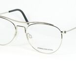 OU86.336.03 SHINY SILVER EYEGLASSES GLASSES METAL FRAME OU 51-16-135mm - $66.32