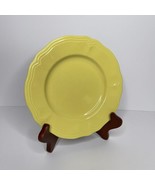 Federalist Ironstone Bread Plate 7.5&quot; Buttercup Yellow Salad MCM Vintage - $19.41