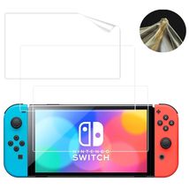 3 Pack Soft Cover Screen Protector Film Saver For Nintendo Switch OLED 2021 - £15.01 GBP