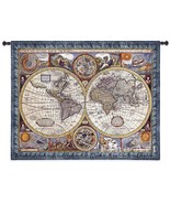 37x45 NEW MAP OF THE WORLD Globe Tapestry Wall Hanging  - £108.54 GBP