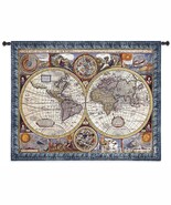 37x45 NEW MAP OF THE WORLD Globe Tapestry Wall Hanging  - €117,78 EUR