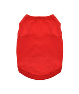 Doggie Design Flame Scarlet Red 100% Cotton Dog Tank Sizes XS-3XL - €8,57 EUR