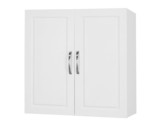 , White Bathroom Kitchen Wall Cabinet, Garage Or Laundry Room Wall Stora... - £136.71 GBP