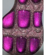 KISS imPRESS Color FX  Press on Nails, &quot; Levels &quot; Purple Short Squoval, ... - $235.90 MXN