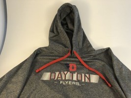 University of Dayton Flyers Champion Elite Hoodie Sweatshirt Men’s Large Gray - £19.37 GBP