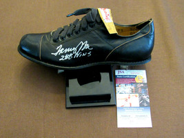 TOMMY JOHN 288 WINS YANKEES DODGERS SIGNED AUTO VINTAGE SPALDING CLEAT S... - $395.99