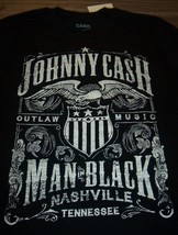 Vintage Style Johnny Cash The Man In Black Outlaw Music T-Shirt Small New w/ Tag - £15.79 GBP
