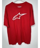 Alpinestars Motocross Motorcycle T-Shirt XL Red  - £16.30 GBP