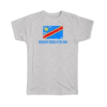 Democratic Republic of the Congo : Gift T-Shirt Flag Congolese Expat Country - £14.15 GBP