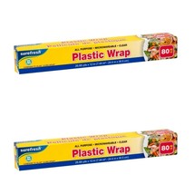 2 Boxes of Sure Fresh Plastic Cling Wrap, 80-sq.ft. Rolls - £7.98 GBP