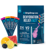 Dripdrop ORS Hydration - Electrolyte Powder Packets - Watermelon, Berry,... - $37.26