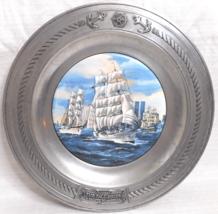 Danbury Mint The Tall Ships A Salute to America Limited Edition Pewter Plate - £14.83 GBP