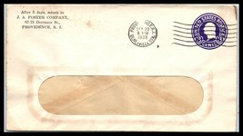 1938 US Cover - JA Foster Co, Providence, Rhode Island N8 - £2.31 GBP