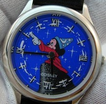 Disney Animated Sorcerer Mickey Mouse Watch! Revolving Secondhand! REtired! HTF! - £199.89 GBP