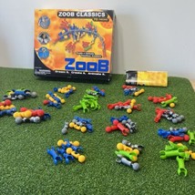 Zoob Builderz Building Toys Lot Of 70 Mini Small Zoob + 16 Big Zoob Pieces + Box - £22.20 GBP