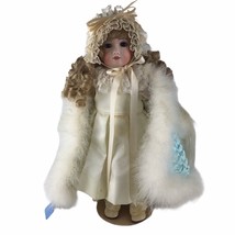 Vintage 1980s Artist Reproduction Porcelain Doll A. Thulier French Snow Angel - £91.94 GBP
