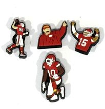 KANSAS CITY CHIEFS MAHOMES KELCE REID SWIFT JIBBIT CROC SHOE CHARMS SLID... - $15.67