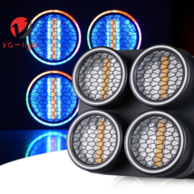 4X50W LED Pixel COB Par Light DMX Stage Bar DJ Audience Blinder Flood Light - $241.53