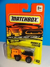 Matchbox Mid 1990s Release #42 Mobile Crane Bright Orange New Color - £3.11 GBP
