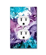 Three (3) Multicolored ~ Splatter Pattern ~ Plastic Outlet Covers ~ 2.75... - $38.48 CAD
