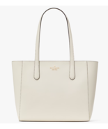 NWB Kate Spade Staci Off White Meringue Leather Tote KG473 Purse Ivory G... - $123.74