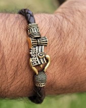 Mahakal Shiv bracelet kara Hindu Good Luck Kada Evil Eye Protection bang... - £20.12 GBP