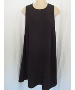 American Apparel dress shift Medium black sleeveless scoop neck unlined - £13.04 GBP