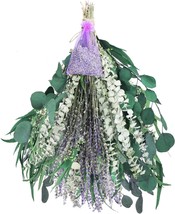 119pcs Dried Eucalyptus for Shower 4 Kinds Mix Eucalyptus Stems Lavender Flowers - £25.98 GBP