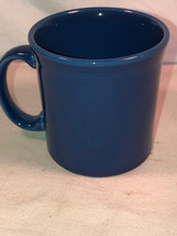 2 Fiesta Pottery HLC Blue Mugs Mint - $24.99