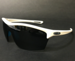 REVO Sunglasses Edge 1074 White Wrap Frames with Black Polarized Shield ... - $74.58