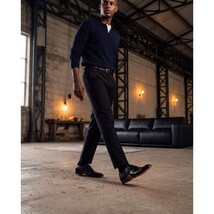 The Hagrid Black Single Monk Strap Handmade Men Shoe image 14